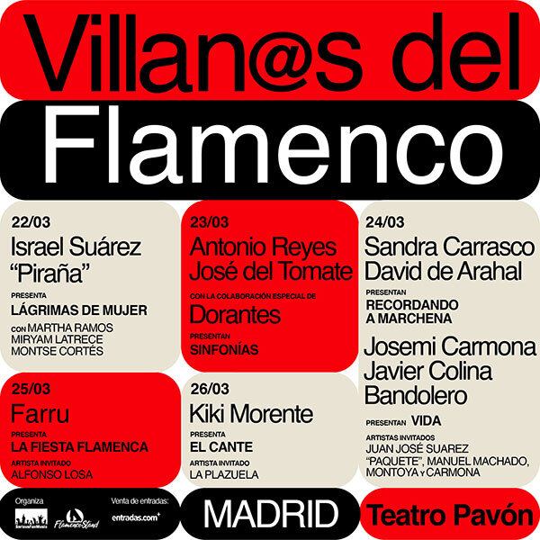 Villanos del Flamenco - Cartel